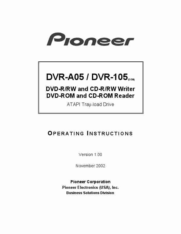 Pioneer DVD Recorder DVR-105-page_pdf